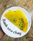 Bánh xèo chay nấm đùi gà củ hủ dừa