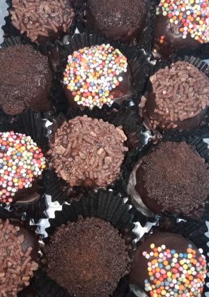 Foto resep Bola bola biskuit coklat