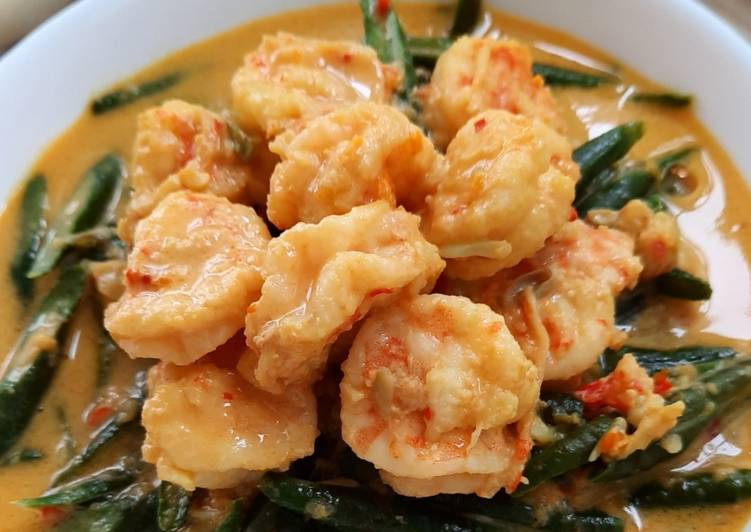 Kacang Panjang Udang Kuah Santan