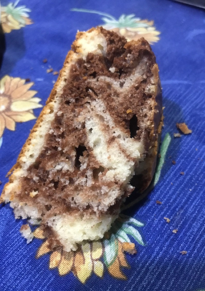 Una foto de Bizcochuelo marmolado