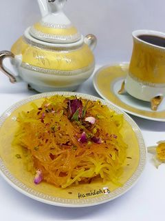 عکسی از دستور بلالوت یا بلالیت عسلی (شیرینی بدون آرد)🥰