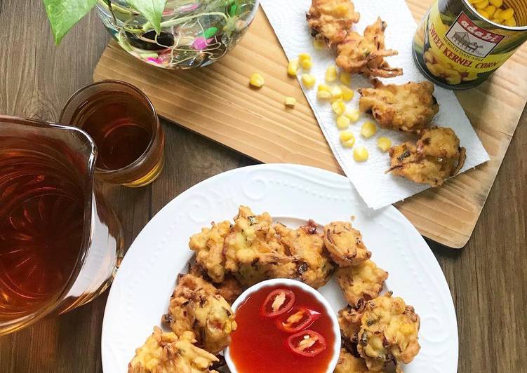 Cucur jagung udang rangup #KCHUP