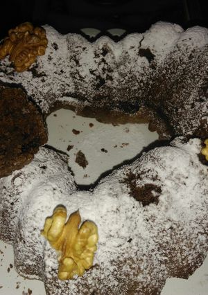 Una foto de Torta de lentejas y cacao
