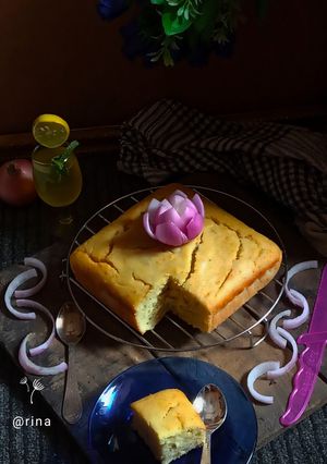 পেঁয়াজের কেক (peyajer cake recipe in Bengali) রেসিপির প্রধান ছবি