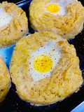 NIDOS DE PURÉ DE 🥔PAPAS🥔Y 🥚🥚HUEVO🍳