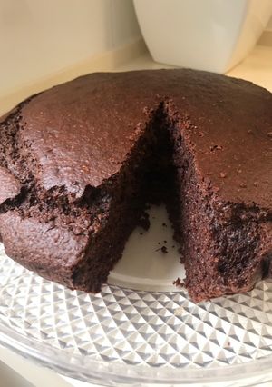 Una foto de Coca dulce de chocolate (tolerada diabetes)