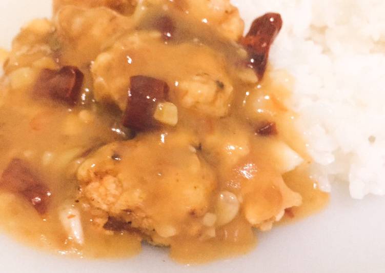 Ayam Popcorn Saus Kental Gravy
