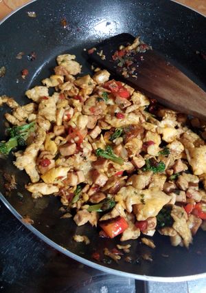 Foto resep Orak arik telur tahu (simple)