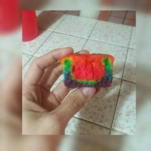 Cup cake arcoiris
