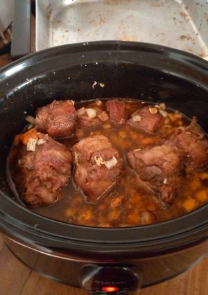 A picture of D's simple oxtail.