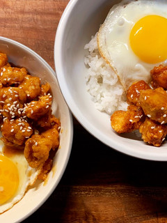 Foto resep Honey Soy Chicken Rice bowl