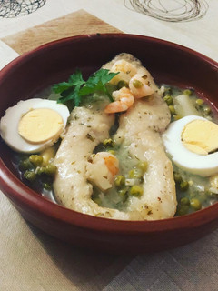 Una foto de Mero en salsa verde a mi manera