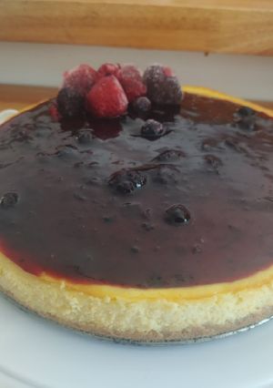 Una foto de Cheesecake de frutos rojos