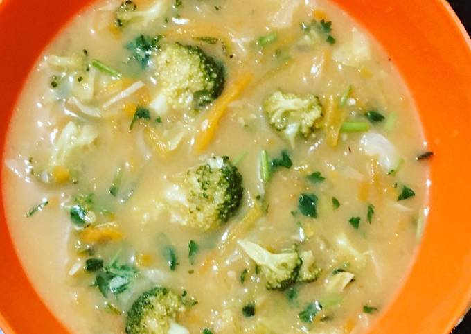Cream of broccoli soup
