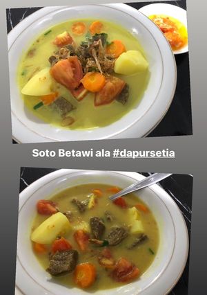 Foto resep Soto Betawi ala #dapursetia