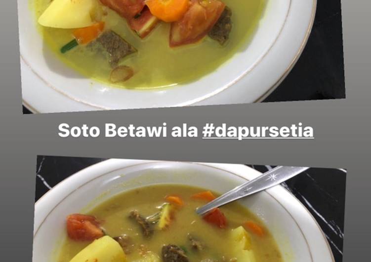 Soto Betawi ala #dapursetia