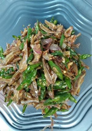Foto resep Oseng Teri Cabe Ijo