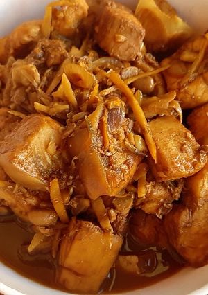 Foto resep Ikan hiu tumis kecap jahe