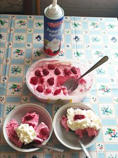 1108. Málna jégkrém házilag 😋😋 recept fotója