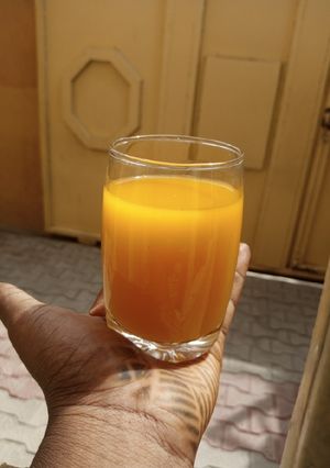 A picture of Mango juice.