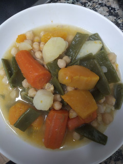 Una foto de Puchero con verduras
