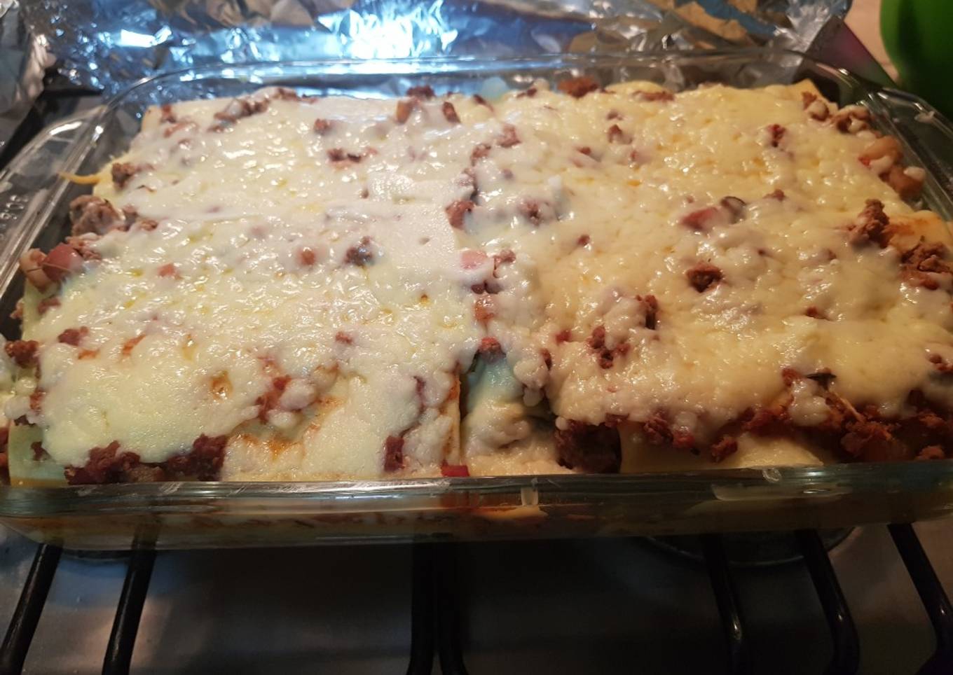 Cannelloni ripieni di vitello e pancetta / Canelones rellenos 🍝