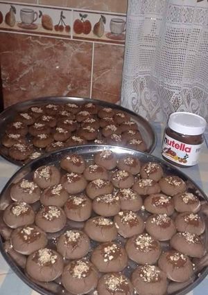 صورة لوصفة حلويات للعيد😍غريبة النوتيلا 😋🍫