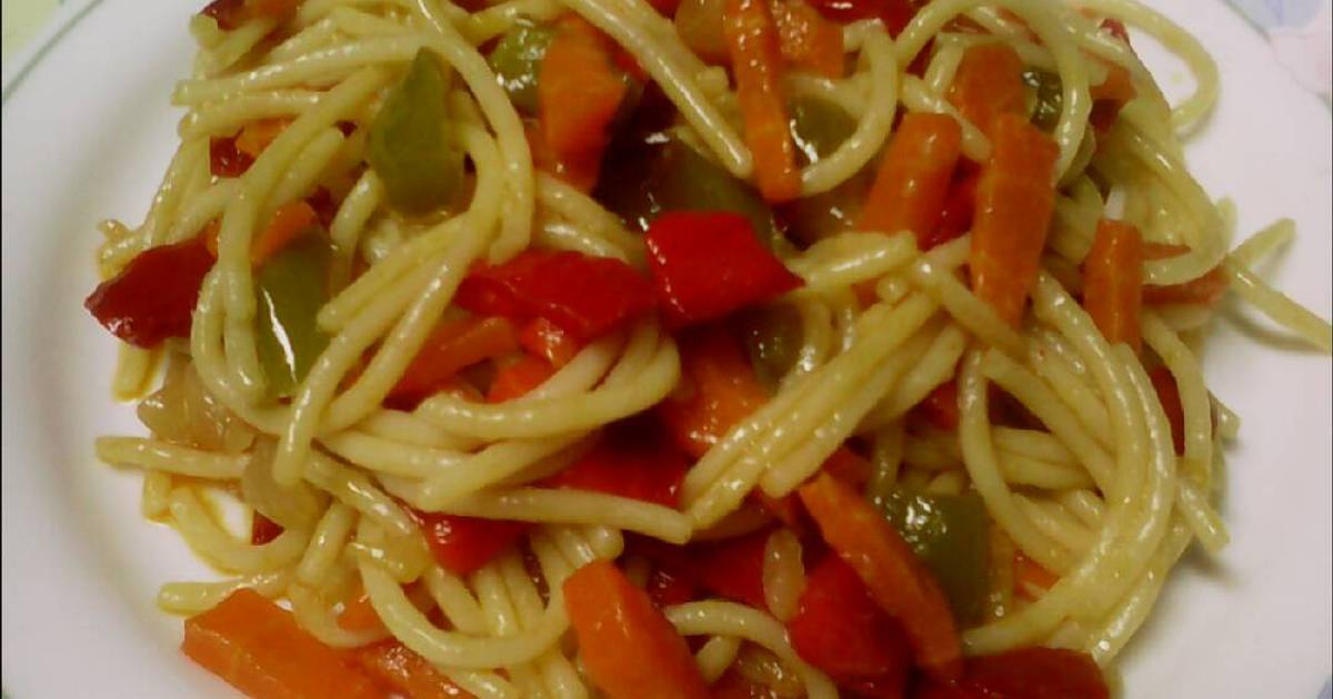 Espaguetis con fritada de verduras Receta de Mayte Fuentes Garcia Cookpad Espaguetis con fritada de verduras Receta de Mayte Fuentes Garcia Cookpad