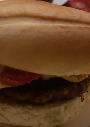 Una foto de Hamburguesa casera a la chapa