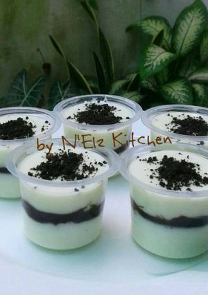 Foto resep Silky Pudding Vanilla Oreo