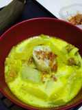 Lontong kari susu
