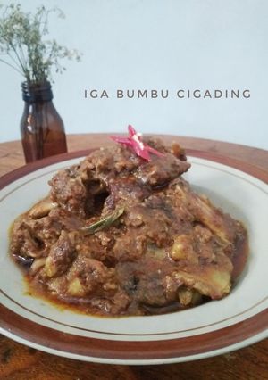 Foto resep Iga Bumbu Cigading