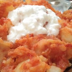 Potato lotus stem veg(aloo bhey ki sbji) A picture of Potato lotus stem veg(aloo bhey ki sbji).