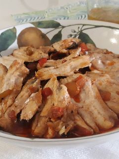 Una foto de Moraga de sardinas a la malagueña