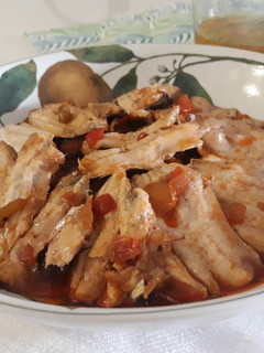 Una foto de Moraga de sardinas a la malagueña