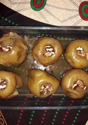 Una foto de Manzanas caramelizadas