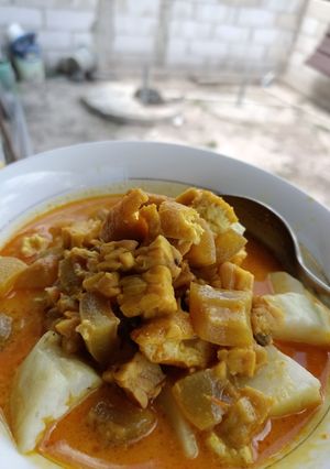 Foto resep Kikil tahu tempe kuah santan pedas