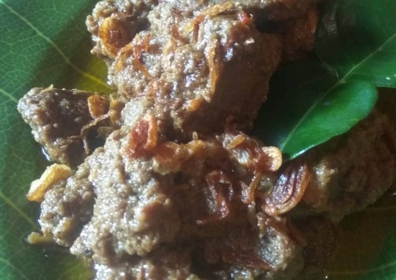 Rendang daging praktis