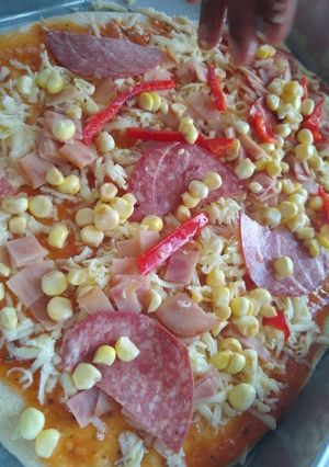 Una foto de Pizza a lo venezolano