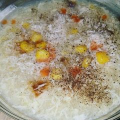 A picture of Chicken Corn Soup.