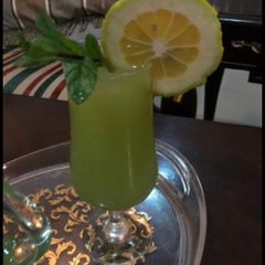 A picture of Cucumber Ginger cooler.