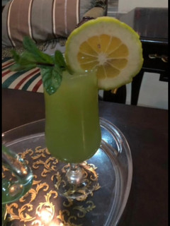 A picture of Cucumber Ginger cooler.