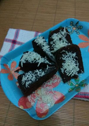 Foto resep Nutricake brownies magic com simple