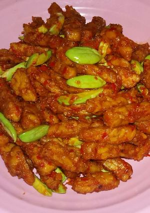 Foto resep Tempe sambal pete