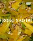 Tép rong xào đu đủ