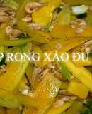 Tép rong xào đu đủ