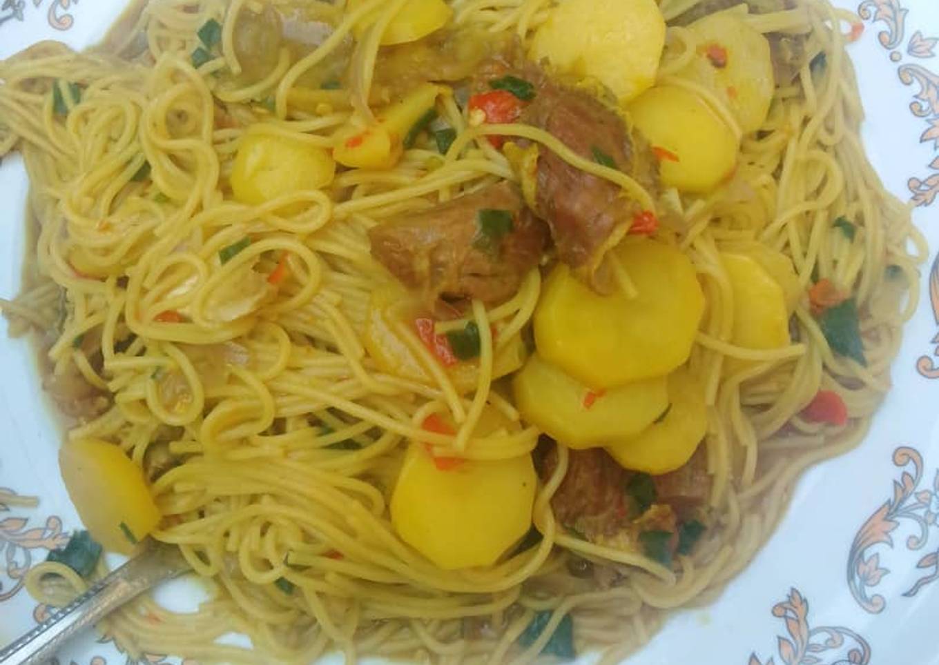 Spaghetti with Irish