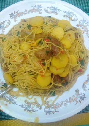 A picture of Spaghetti with Irish.