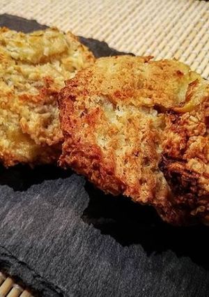 Una foto de Galletas de coco y plátano