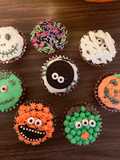 Halloween cupcake คัพเค้กช็อกโกแลต 🧁🎃